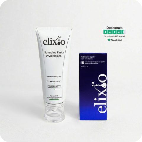 White Duo Elixio z pastą z węglem i korektorem V34