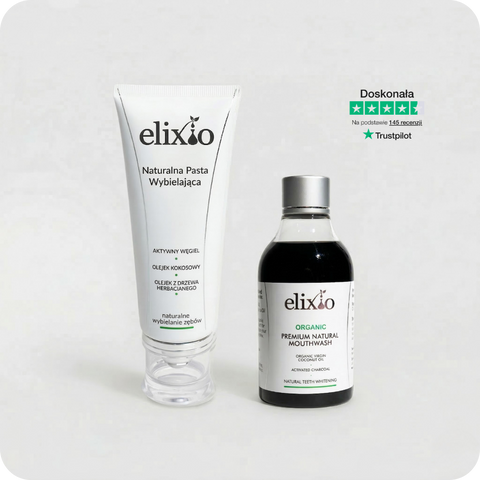 Natural Duo Elixio – Aufhellungspaste und Kokosöl